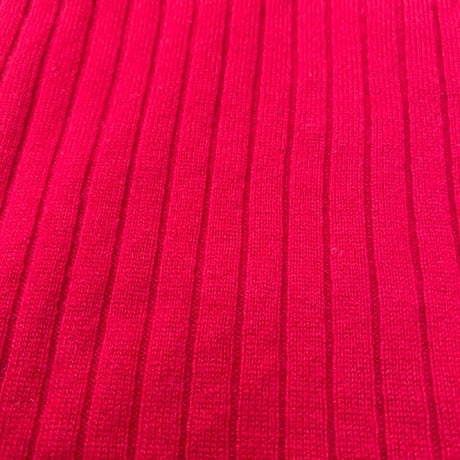 [USED] 100% カシミア❤️リブニット