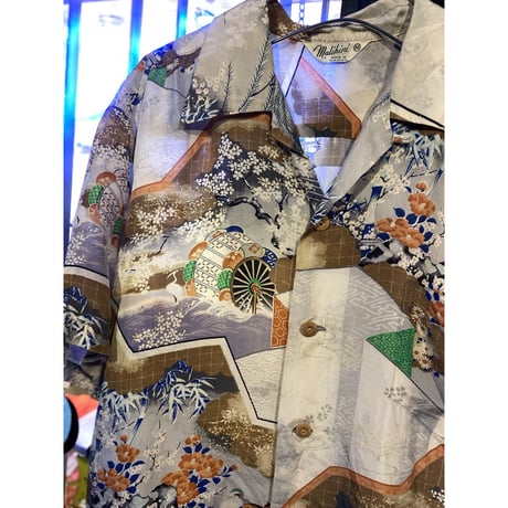 [USED] vintage 和柄ALOHAシャツ