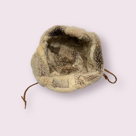 [USED] スエード×ボアHAT 耳当てHAT