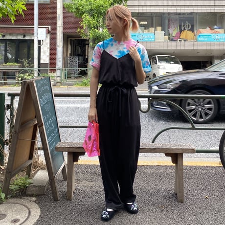 [USED] made in U.S.A. BLACK オールインワン🖤