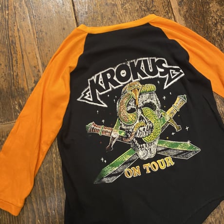 [USED] KROKUS ラグランtee