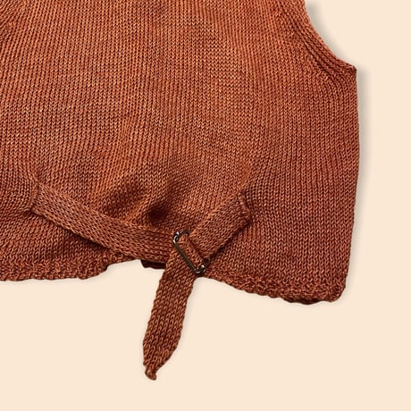 [USED] agnes b. HEMP VEST！