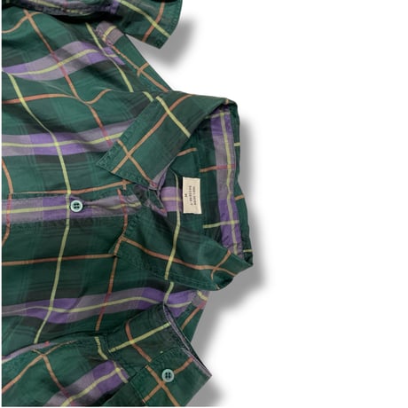 [USED] SILK チェックシャツ