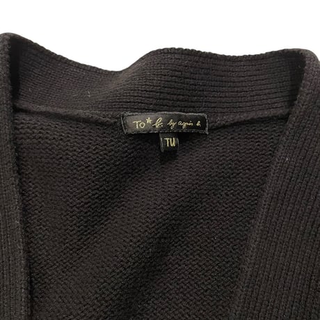 [USED] "agnes b." コットンニットカーディガン