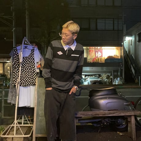 [USED] independent ラガーシャツ