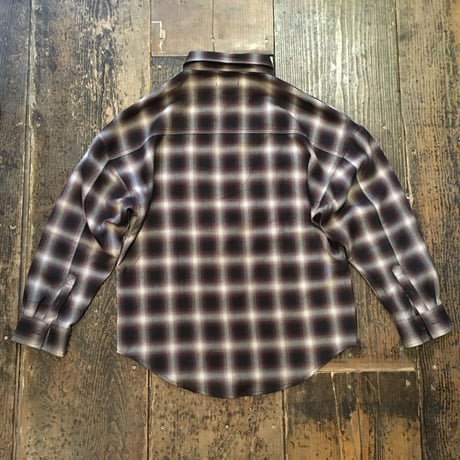 [USED]いい〜雰囲気! 渋色Checkシャツ