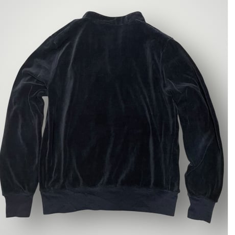 [USED] NAVY×White ベロアTOPS