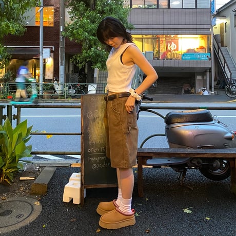 [USED] "Dickies" ダック地ペインターShorts