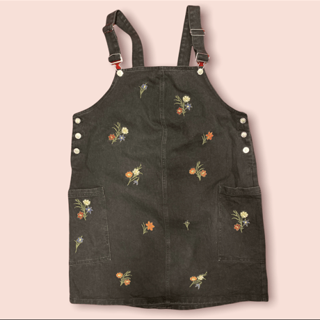 [USED]刺繍💐サロペット