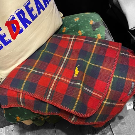 [USED]  Ralph Lauren ブランケット 139×98