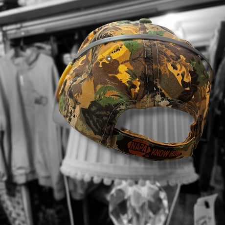 [USED] NAPA outdoor camo柄 cap 🍊