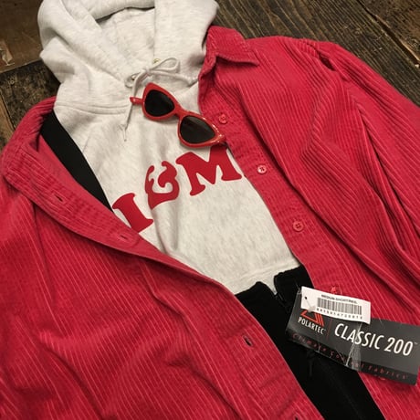 [USED] RED 太畝コーデュロイシャツ