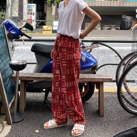 [USED] 渋めのアフリカンバティックPANTS！
