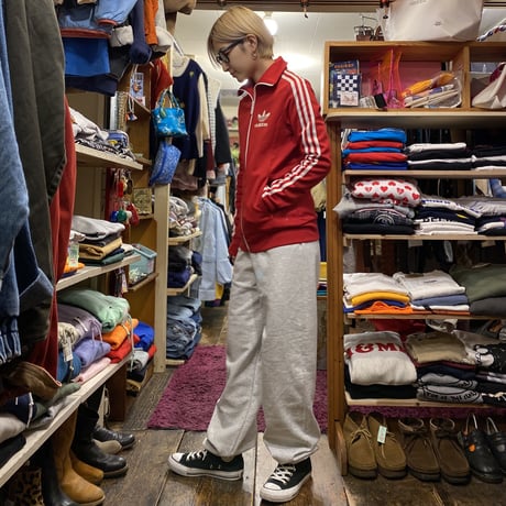 [USED] adidas トラックジャケット/RED
