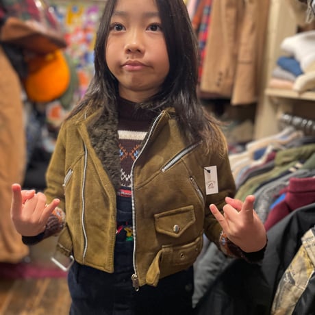 [USED] KIDS ムートン ライダースJKT
