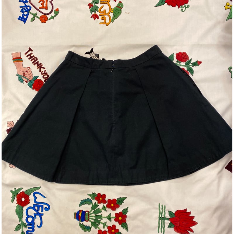ケイトスペード サタデー kate spade SATURDAY ラップスカート USED] 'KATE SPADE SATURDAY'ブラックSKIRT | garden730