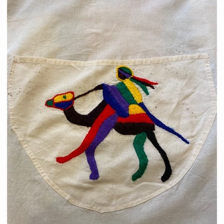 [USED]  vintage刺繍エプロン❤️