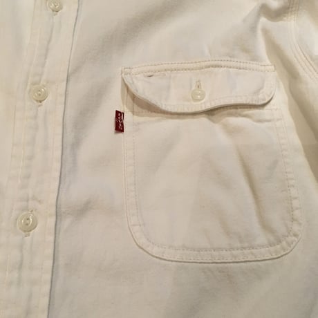 [USED] Levi's WHITE cottonシャツ