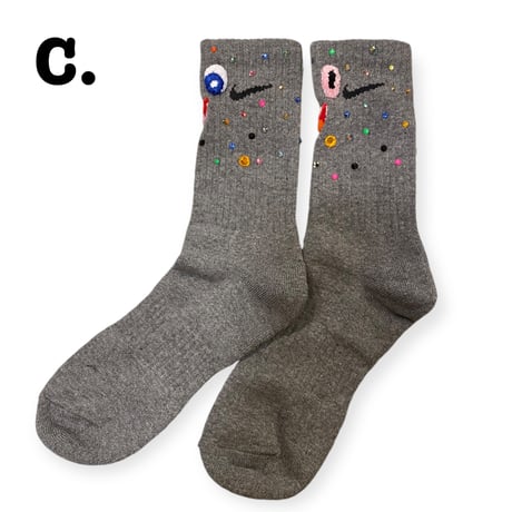 [BENICOTOY] キラキラ Bijou Socks