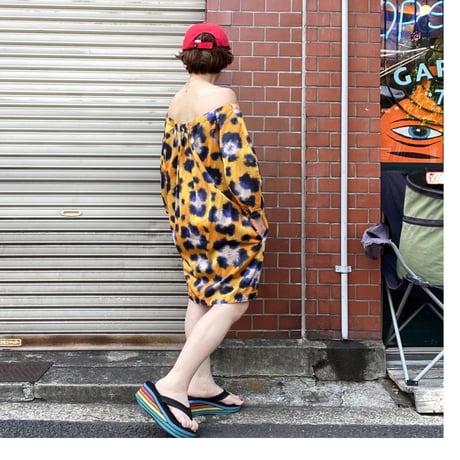 [USED] KENZOレオパードワンピース 🐆