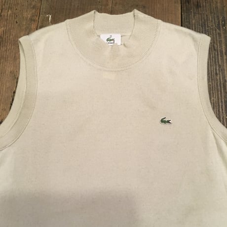 [USED] "LACOSTE"タートルKNIT VEST
