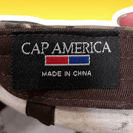 [USED] カモ柄2トーンのパネルCAP