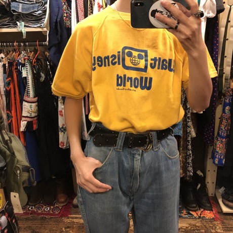 [USED] VINTAGE  Walt Disney World  S/S  SWEAT🏰