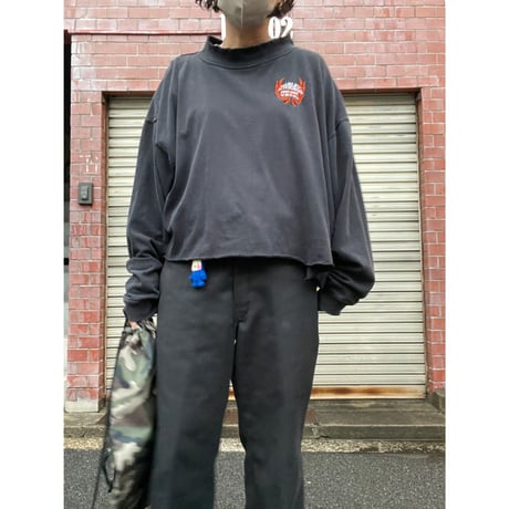 [USED] HARLEY DAVIDSON "BORO" モックネック L/S Tee