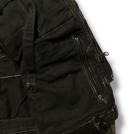 [USED] vintage Switzerland マウンテン CAMO JKT /BLACK染め