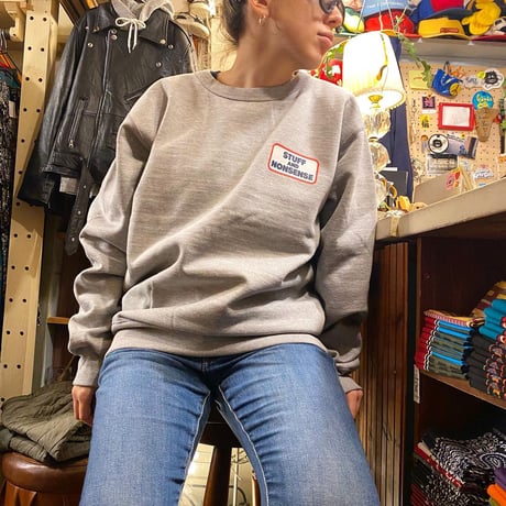 [Naughty] STUFF&NONSENSE HEAVY CREW SWEAT