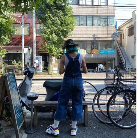 ［USED］"KEY" SHORT OVERALL🖤