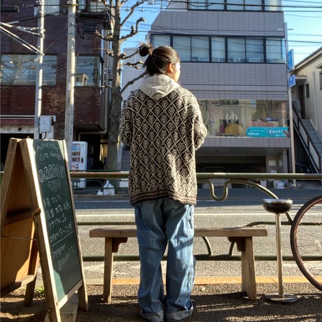 [USED] ホックボタンのカーディガン
