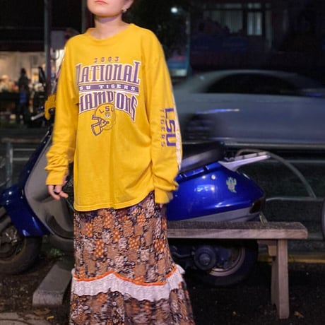 [USED] 'LSU TIGERS' 2003 チャンピオンシップ/ロンTEE