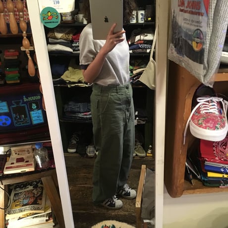 [USED] old GYM MASTER スウェット地トリムTee