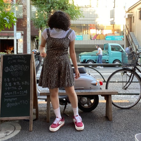 [USED]made in U.S.A.🌼 小花柄オールインワン