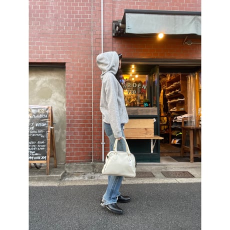 [USED] "agnes b." レザーボストンバッグ