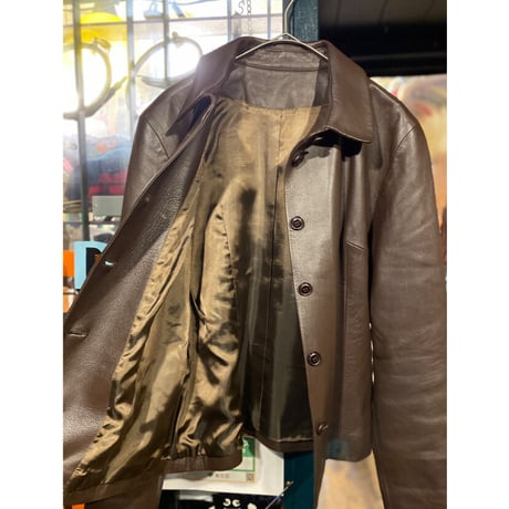 [USED] ラム LEATHER JKT/ブラウン＾＾