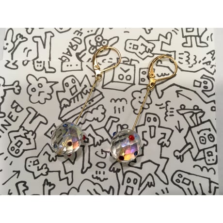 [BENICOTOY] クリア ボールピアス