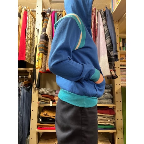 [USED] VINTAGE "Sears" HALF ZIP PARKA🟦
