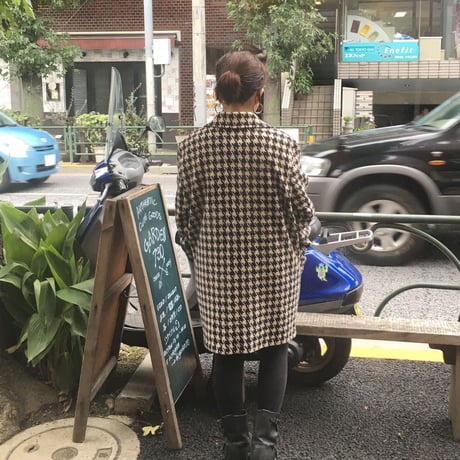[USED] 千鳥格子柄 リバーシブルJKT