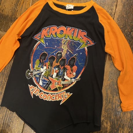 [USED] KROKUS ラグランtee