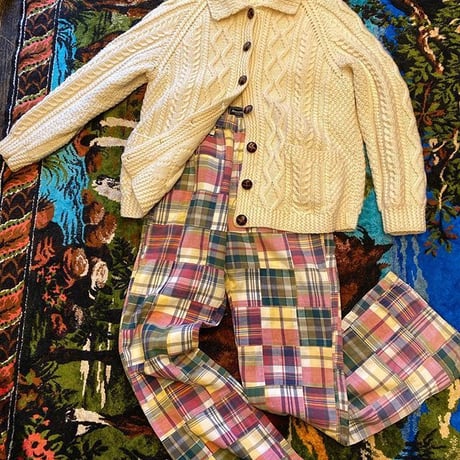 [USED] パッチワークチェック柄PANTS