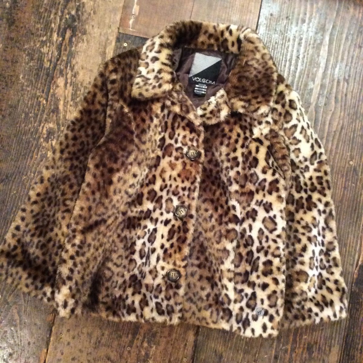 USED] VOLCOM レオパード フェイクファーJKT | garden730
