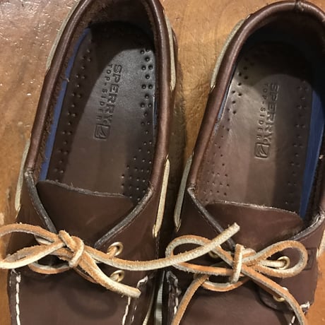 [USED] TOP SIDER レザー デッキシューズ