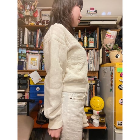 [USED]60's vintage キルティングsweat