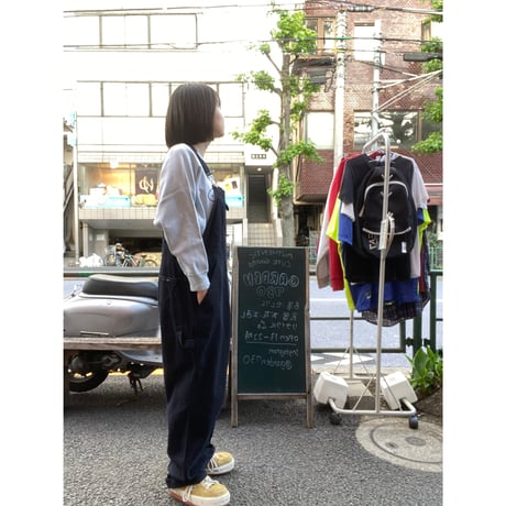 [USED]BLACK🖤オーバーオール