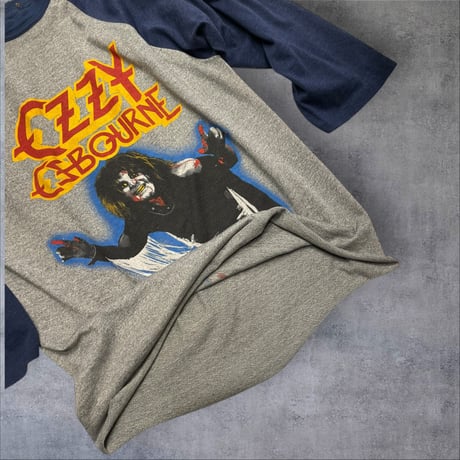 [USED] Vintage "Ozzy Osbourne" ラグラン　Tee