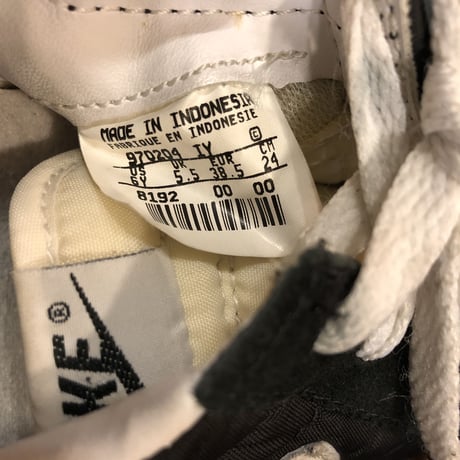 [USED] '97 NIKE  NYLON CORTEZ  BLK /WHT