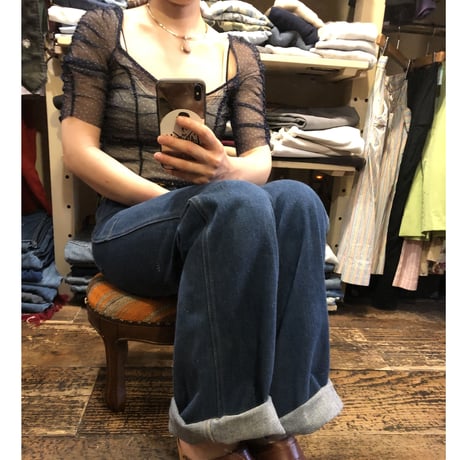 [USED]  チュールドット柄TOPS