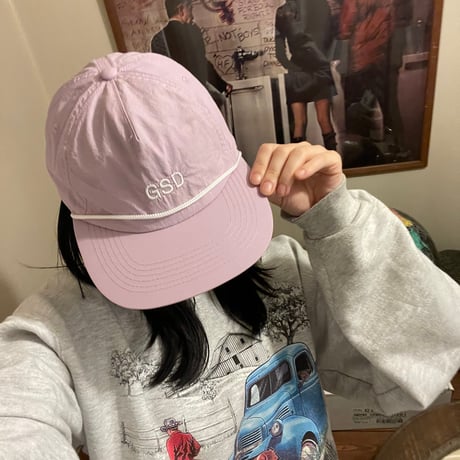 [USED] ラベンダー USカンパニー NYLON FLAT CAP